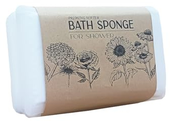 Travel-Friendly, Gentle, Soft-Textured Disposable Bath Sponges - 12 Pieces, Ideal for Travel and Home Use