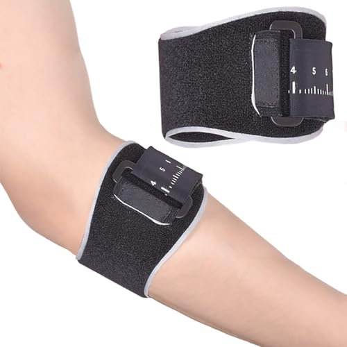 iLamvie Tutore Epicondilite Gomito Per Tennista,Comodo Tutore Gomito Con Gomitiera Rimovibili Per Alleviare La Tendinite E Artrite,Bodybuilding,Fascia Gomito Regolabile Per Uomo E Donne