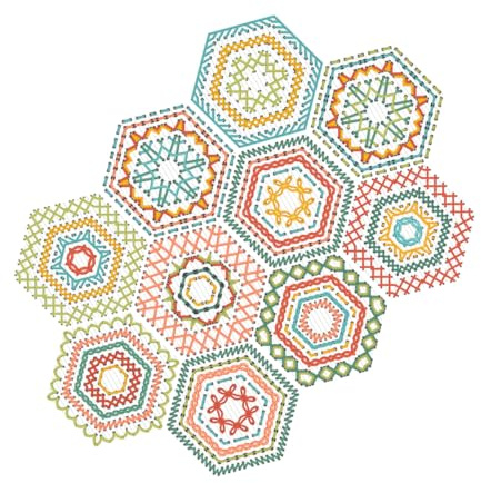 PENIKOKO 10 Piezas Pegatinas Antideslizantes Hexagonales Autoadhesivas para Suelo de Baño y Cocina Resistente al Agua Decorativas y de Fácil Instalación