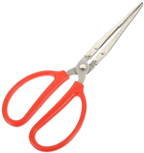 SUPVOX Pinza per Frutti di Mare in Acciaio Inox 27 Cm Impugnatura Antiscivolo, Pinza Multifunzione per Granchi e Aragoste, Utensile da Cucina e Pesca per Uso Domestico e All’aperto