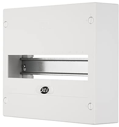 REV Verteilerkasten, Sicherungskasten 1-reihig 12TE, 400V, 224x283x70mm, weiss