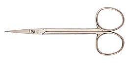 nippes Solingen Hautschere | Nagelhautschere | Aus Solingen | Made in Germany Mit scharfer gebogener feiner Spitze | Maniküre Schere | Zum Kürzen der Nagelhaut