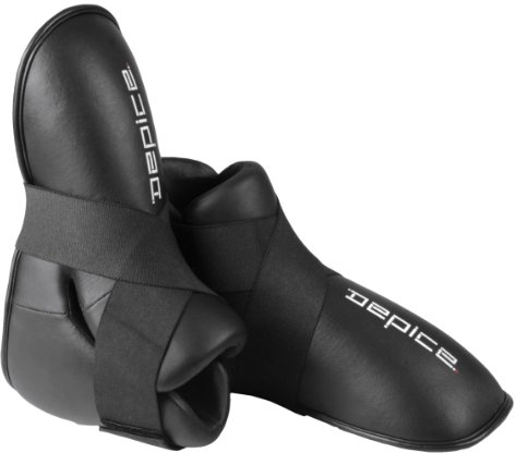 DEPICE Fußschutz Kickboxen „Topline Star“ schwarz L
