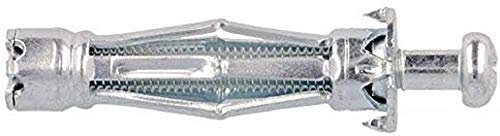 Molly M14215-XJ Chevilles métalliques à expansion avec vis M8 Ø 8x 53 mm, Gris, Set de 25 Pièces