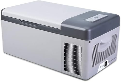 Samnuerly Frigorifero per Auto Display Digitale Portatile Compressore Frigorifero Congelatore L'auto e la casa Sono Disponibili 12v/24v/220V