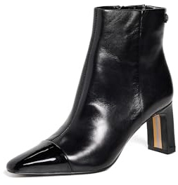 Sam Edelman Women's Saige Ankle Boot, Black Leather, 6.5 UK