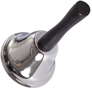 Handglocke - Edelstahl Glocke, Service Bell, Laute und Klare Glöckchen, Tischglocke Bell Klein Glocken mit Griff für Restaurant, Schule, Hotel, Küche, Lagerhäuser, Schiffsglocke, Empfangsbereiche