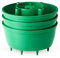 Amari Bargains Plant Halos – Garden Plant Watering System – Tomato Grow Planter Water Pot Tub, H13cm x D29cm Planters, Ideal for Indoor and Outdoor Use (‎Green (Pack of 3))