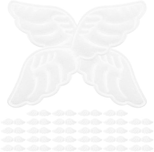 DIYEAH 30 Parches Decorativos Para Coser Diseño De Alas Parches Para Ropa Accesorios De Decoración Parche Bordado