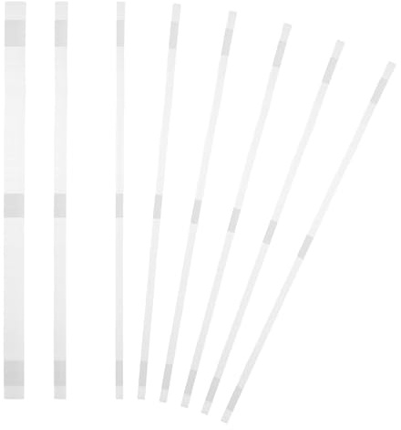 PATIKIL 4 strisce adesive termiche da 285 mm, 20 strisce adesive a caldo con dorso in rete, per rilegatura, album di riparazione, immagini, fai da te, formato A4, colore bianco