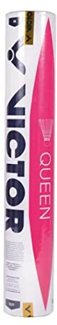 VICTOR Badmintonball Naturfederball QUEEN 77 medium, 12er Dose.