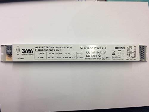 Ballast électronique 2 x 36 W 3AAA YZ-236EAA-P/220-240