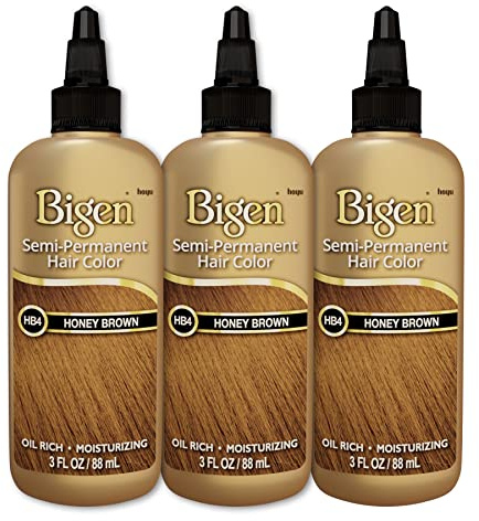 HB4 Honey Brown Bigen Semi Permanent Hair Color (3 Pack)