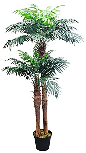 Decovego Palmizio Palma Artificiale Albero Pianta Artificiale Selezione, Selezione pianta di Palma:Palma Modello 23 (170 cm)