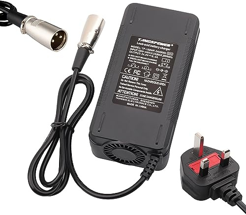 Mobility Scooter Charger 24V 5amp Electric Wheelchair Charger 28V 28.8V 24V XLR 3 pin Connector (5, Amps)
