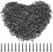 Nail Assortment Set, 3000 Pieces Small Nails, Wall Nails for Hanging Pictures, Artificial Nails, Round Head Picture Nails, Wall Nails for Picture Frames, Woodworking, 3 x 10 mm (Black)