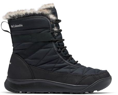 Columbia Minx Shorty, Stivali da neve Donna, Black/Titanium II Minx Shorty 4, 42 EU