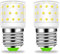 TZHILAN E27 LED Lampe, 806LM 8W E27 Glühbirne Led Mais Birne, Enegiesparende E27 LED Leuchtmittel,Ersatz 75W 80W 100W Halogenlampe, AC100-265V, Tageslichtweiß 6000K, 2 Pack [MEHRWEG]