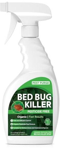 Bed Bug Killer Spray For Mattress I Strong - Kills on Contact I Indoor & Outdoor Use I Organic I Pesticide Free I For All Types of BedBug I Spray Bottle 500ml