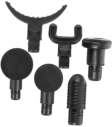 OHPHCALL 6 Stück Massagekopf Massageadapter Für Sportler Aus Stoßdämpfendem Material Tragbare Aufsätze Für Gezielte Muskel Und Körpermassage Austauschbar Für Fitness Und Entspannung