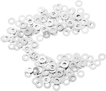 PACKOVE 200stücke Schrauben Für Brillen Brillenunterlegscheiben Aus Metall Ersatz Brillenspanner Brillen Zubehör Zur Reparatur Von Sonnenbrillen Und Randlosen