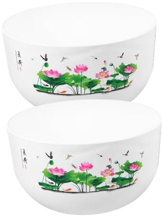 HEMOTON 2pezzi Vasi in Plastica Per Piante Ciotola Multifunzionale Per Piante e Pesci Fioriera Riciclabile e Resistente Per Interni Ed Esterni Dimensioni Compatte