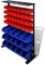 vidaXL Werkstattregal mit 47 Stapelboxen Standregal Kleinteile Lagerregal