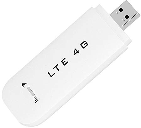 Eboxer 4G LTE USB USB Network Adapter Portable for Laptop Desktop PC Computer, Receiver Modem Stick Mini Hotspot (with)