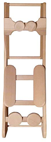 Halu Sauna 4-Punkt Rückenlehne mit Kopfteil aus Rot-Zeder, 517-D