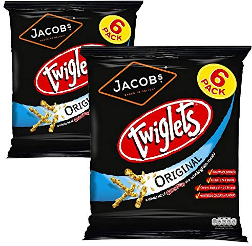 Jacob's Twiglets Original 24g x 6 per Pack - Pack of 2
