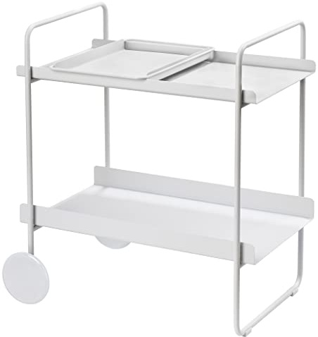 Zone Denmark A-Cocktail Trolley Barvagn, 60,6 x 40,5 x 66,4 cm, Soft Grey