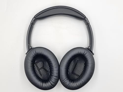 AHG Accessory House Global Replacement QC Ear Pad and Headband Pad Kit Cushion. Compatible with Bose QuietComfort (2023) QC45 QC35 QC35 II QC SC QC SE Wireless Noise Cancelling Headphones (Black)