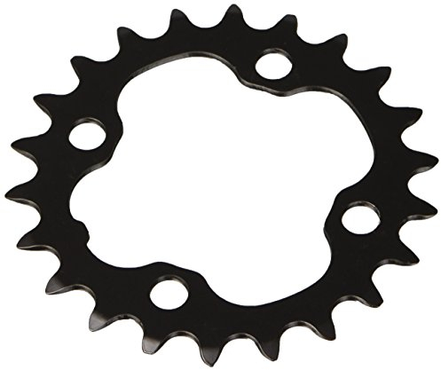 SHIMANO Kettenblatt DEORE 3-Fach – 22 Zähne – 64 mm Lochkreis – Schwarz – Stahl, Y1LD22000