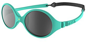 Ki ET LA – Gafas de sol para Bebé modelo Diabola – 100% irrompibles - color Azul Menta – 0-18 meses