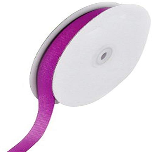 Creative Ideas Solid 3/8-Inch Grosgrain Ribbon, 50-Yard, Fuchsia