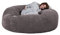 Lounge Pug, 'Mega-Mammoth' Sofa Sitzsack XXL, Schlafsofa, Pom-Pom Anthrazit