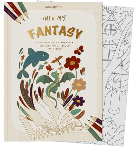 Lebenskompass® Malbuch XXL für Kinder ab 4 - 8 Jahren - Das achtsame Ausmalbuch für Kinder Geschenk für Kinder, Mädchen und Jungen