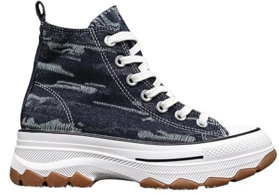 IVACHY Womens Sneakers Ladies High and Low Top Chunky Platform Wedge Trainers Walk Casual Daily Wear Comfy Shoes Size UK