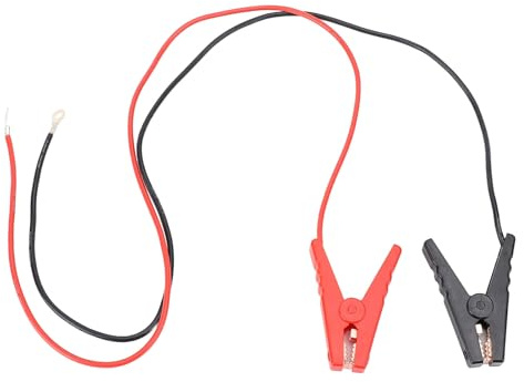 2 Pieces Farm Electric Fence Jump Connector, Fencing System Wire with Clip, Electric Fence Jump Leads UL Listed Tinned Copper Wire