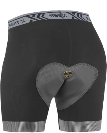 X-TIGER Culotte Ciclismo Hombre Esponja Acolchado Ropa Interior