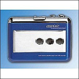 Tragbarer USB-Kassettenspieler ('TAPE2PC Blue Edition' MC/MP3)