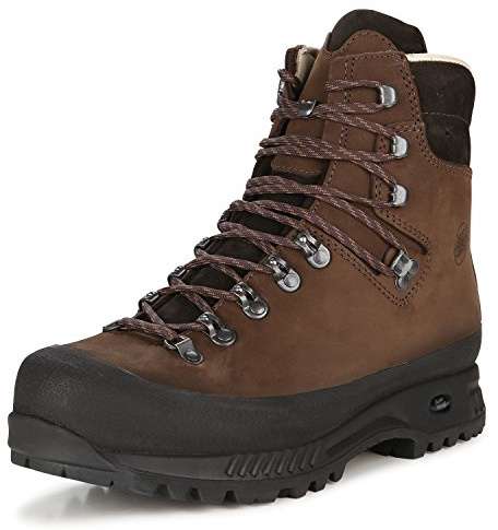 Hanwag M Yukon Wide Braun - Klassischer komfortabler Herren Nubuckleder Wanderstiefel, Größe EU 44 - Farbe Erde