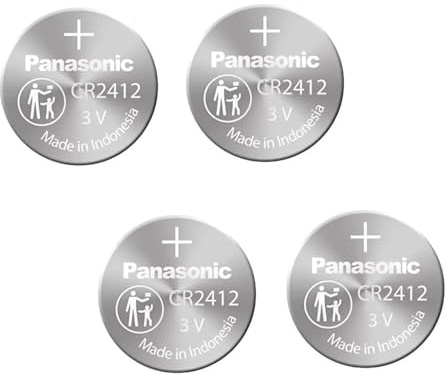 Panasonic CR2412 3V litiumbatteri 1PACK X (4 st) = 4 engångsbatterier