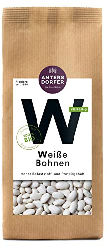 Antersdorfer Mühle - BIO Weiße Bohnen - vielseitig einsetzbar - DE-ÖKO-003 - 500g Beutel