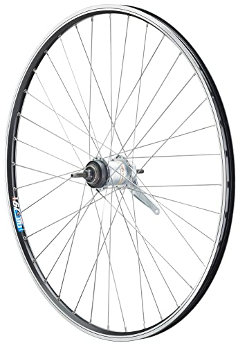 Vuelta Fahrradfelge Hinterrad 28 Zoll inkl. Nexus SG3C41A2078, 3 Gang Rüktritt-/Felgenbremse - Made in Germany 28 Zoll Hinterrad Schwarz, 622x19C Hohlkammer-Felgen Fahrrad Rad