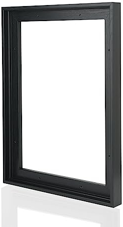 LTYHHK Floating Frame for 18x24 Inch Canvas Prints, 5/8-7/8” Deep Floater Frames for Canvas Paintings, Floating frame for Oil Prints, Diamond Painting,Paint by Numbers (LB1824)