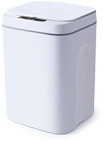 Vielrosse Pattumiera con sensore, 16L, pattumiera elettrica, sensore di movimento, coperchio automatico, impermeabile, per camera da letto, bagno, cucina, ufficio