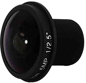 HD CCTV Fisheye Lens 5MP 1.8mm M12 x 0.5 1/2.5 F2.0 180 Degree for CCTV Camera Lens