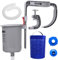 Swimline HYDROTOOLS Wandmontiertes oberirdisches Pool-Oberflächenabschöpfer-Set, reinigt automatisch, kann an aufblasbaren Kragen befestigt Werden, Rohr- und Metallrahmenpools, Wartungsreiniger, für