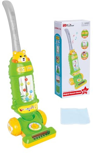 FS Kids Vacuum Toy for Children 18 Months+ with Lights and Sounds, Green